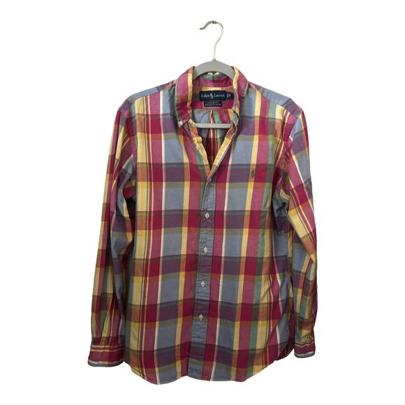 Ralph Lauren Plaid Button Down Shirt, size Medium - Picture 1 of 4